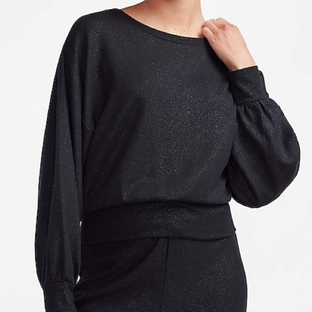Express Black Sweatshirt - Picture 2 of 3